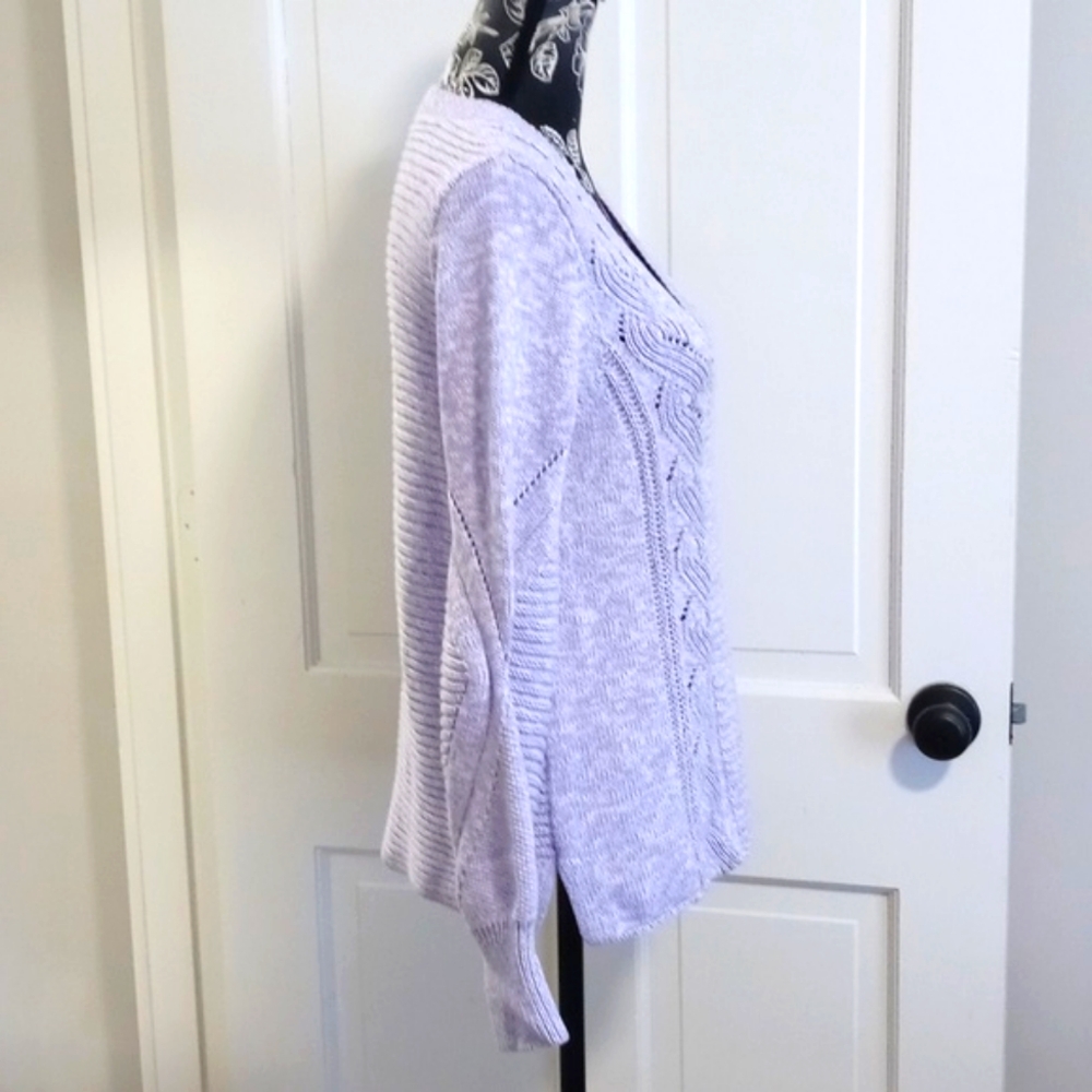 Sample Lilly Pulitzer - Lavender Cotton Sweater View 4